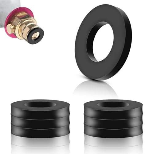 SWTYExt 6 Pezzi Guarnizione O-ring Ricambio 1/2 Pollice Guarnizioni di Ricambio per Cilindri C02 del Gorgogliatore Guarnizione Bottiglia Vetro Nero Compatibile con Sodastream MySodaPop Soda Club