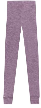 Dilling Leggings aus 100% natürlicher Merinowolle für Damen - Melierter Flieder 42