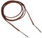 JOERBABU Halskette mit geflochtener Kordel, robust, weich, bequem, Choker-Halskette, Wickel-Halskette für Damen, Samtband