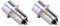 2er-Pack LED-Taschenlampen-Glühbirne, 3 W, 6 Bis 24 V, P13,5S, LED-Leuchtmittel, Taschenlampen-Ersatz, Hochhelle LED-Notfall-Arbeitsleuchte, Lampe, Taschenlampen, Laterne,