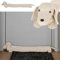 Boudin de porte en polyester - 85 x 20 x 10 cm - Beige - Pour fenêtres et portes - 1 boudin de porte beige