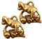 Angoily 2Pcs Antique Brass Monkey Keychain Pendant Unique Home Adornment Desktop Decor Friends Family Design Craftsmanship Creative Table Display