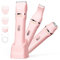 Rasierer Damen, 3 in 1 Elektrische Intimrasierer für Frauen für Bikinizone, Gesicht und Körper mit 3 Aufsätzen und Präzisionskamm, Wasserdichte & Hautfreundliche Bikini Trimmer für Damen(Rosa)