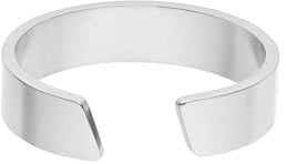 Purelei Pono Ring – verstellbarer, dezenter Edelstahlring in breiterem Design, wasserfest – 14K vergoldet, 18K rosévergoldet oder silberfarben