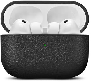Woolnut Leder Hülle Case für AirPods Pro 3 - Schwarz