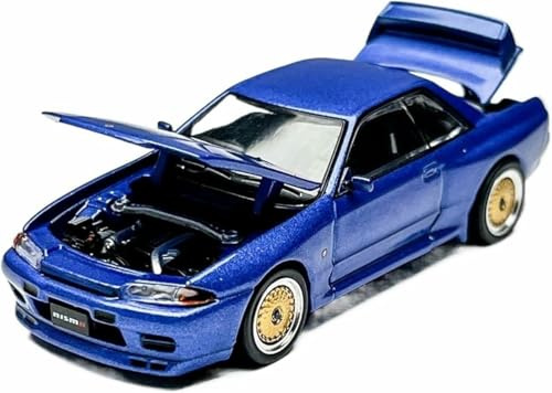 1:64 FüR Nissan Gt-R32 Skyline Bayside FüR Modellauto Leichtmetall FüR Weihnachtsausstellung Und FüR Mini-Spielzeug