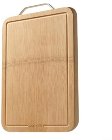 Planche à découper en bois pour la cuisine, pour hacher des produits et servir des aliments tels que la charcuterie lors d'événements sociaux (30 x 45 x 1,8 cm)