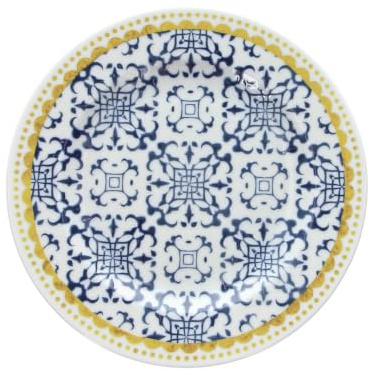 Tognana Az Selinute, rotondo pizza 33 cm, porcellana, blu, Made in Italy