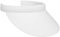 Lipodo Damen Visor - Sport Cap mit Schirm in One Size (54-60 cm) - unifarbene Sonnenblende aus 100% Baumwolle mit Frotteeband - Sonnencap Frauen Golf, Tennis oder Freizeit - Sommer weiß One Size