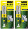 2 x UHU PLUS endfest 2-K-Epoxidkleber 25g für höchste Belastungen