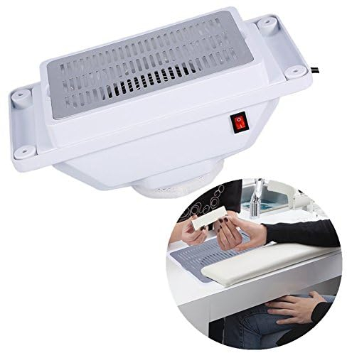 Aspirateur de Poussière d'Ongle pour l'Extraction de Poussière de Gel UV avec 1 Sac de Collecteur