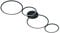 Trio Leuchten LED Deckenleuchte Rondo 622610432, Metall Schwarz matt, inkl. 37 Watt LED, Switch Dimmer