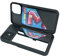 W7ETBEN iPhone 12 Case, iPhone 12 Pro Wallet Case with Kickstand Built-in Mirror Shockproof Card Holder Cover for Apple iPhone 12 6.1/iPhone 12 Pro 6.1 Inch (Black)