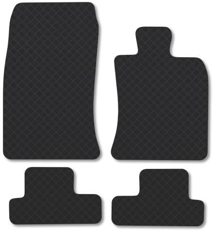 Mini Convertible (2001-2008) 3mm Rubber Car Mats | Tailored Fit Durable Floor Mats Full Coverage Protection Waterproof Accessories Easy Clean Anti Slip Made in the UK