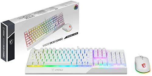 MSI Vigor GK30 Combo Blanco FR