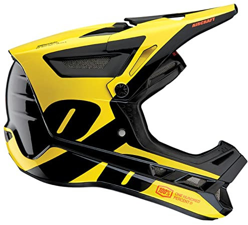 100% Unisex-Erwachsene Aircraft Composite Helmet L Helm, Gelb (LTD Neon Yellow Yellow), L