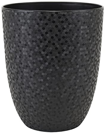 EDA - Cache-Pot Opale Ø 12,5 cm - Spécial Orchidées - Noir