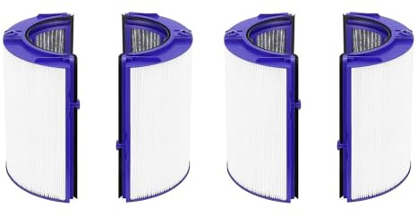2x Trade-Shop HEPA-Filter inkl. Aktivkohlefilter kompatibel mit Dyson TP07 TP08 TP09 TP7A PH3A ersetzt 970341-01 965432-01 / Luftreiniger Ventilator