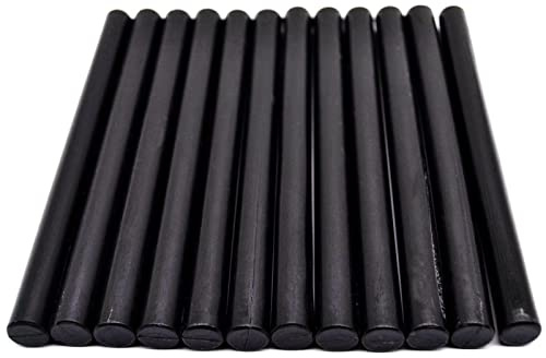 20 Stück Siegelwachs 11mm*133mmm Hot glue sticks Wachssiegel Klebe Pistole Siegellack Wachs Sticks Siegelwachs Dichtungs Wachs für Stempel Heißklebepistole Hochzeit Geschenkverpackung (schwarz)