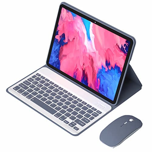 GUPENAA Custodia con Tastiera per Lenovo Tab M10 FHD Plus (2nd Gen) 10.3 (TB-X606F/TB-X606X), Tastiera Wireless Magneticamente Rimovibile con Mouse Bluetooth,Viola