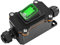 Gebildet Interruptor Cable en Línea Interruptor Basculante a Prueba Agua DPST 20A-12VDC/16A-24VDC/20A-125VAC/16A-250VAC IP66 Caja Impermeable Doble Orificio Abierto Entrada dos Lados (Led Verde)