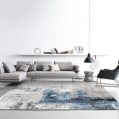 Tappeti Design Teppich Wohnzimmer Teppich 140 X 230 cm Modernes Graublau Korridor Schlafzimmer, Küche, Wohnzimmer 140 * 230cm