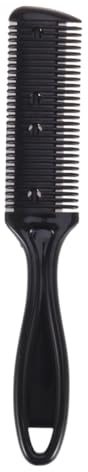 Rasoir Pour Cheveux Double Côté Coupe De Cheveux Ciseaux Peigne à Cheveux Pour Hommes Slim Coupes Outil De Coupe Amincissement Des Cheveux Peigne Rasoirs Double Face Manquer Lame