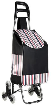 HYPIQQ Einkaufstrolley Klappbarer Bis 50Kg Einkaufswagen Wasserdichter Einkaufstasche Shoppingtrolley Handwagen Waren Einkaufstrolly Mit Rollen Abnehmbare Tasche,B