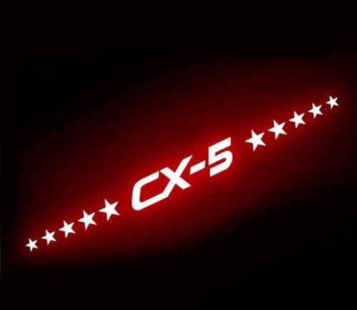 Auto Bremslicht Aufkleber für Mazda CX-4 CX-5, Kohlefaser Kofferraum-RüCklicht Aufkleber Bremslicht-Aufkleber Styling-ZubehöR