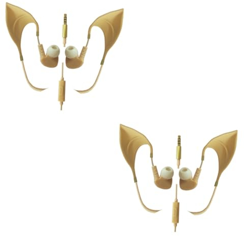 OSALADI 2stücke Elfenohr-kopfhörer In-Ear-ohrhörer Mit Mikrofon Ohrstöpseln Für Cosplay Halloween Musikliebhaber Kompatibel Mit Geräten Klangvoller Sound