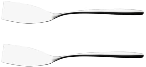 Cabilock Espátula De Metal Para Carne 2 Espátulas De Acero Inoxidable Utensilio De Cocina Pala Volteador Sólido