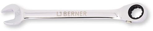 Berner 371176 Clé à Fourche/à cliquet 12 mm