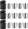 RAINPOP 12 Stück 30ml Schnapsgläser Edelstahl, Flachmann Becher, Schnapsglas mit Leder-Tasche, Wiederverwendbare Schnapsbecher Partys, Shotgläser Metall Becher für Hochzeitsfeiern Karneval