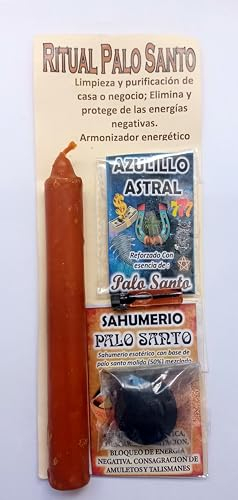Ritual Palo Santo Especial limpieza y purificación de casa o negocio, Elimina y protege de las energias negativas. Armonizador Enérgético