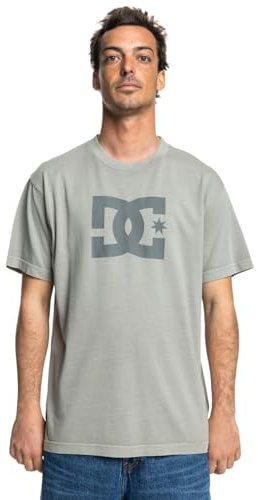 DC Shoes DC Star Pigment Dye - Short Sleeve T-Shirt for Men - T-Shirt - Männer - XS - Grau
