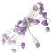 CATIEBYE 30 Usb Powered Kristall Kronleuchter Lichter Dekorative Licht String für Weihnachten Party