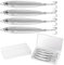 Annyswit 4 Pezzi Esche in Metallo per Pesca in Mare, con Ami Tripli Argento, Minnow Cucchiaini Luccio, Attrezzatura da Pesca in Mare Jigs in Metallo, per Luccio in Acqua Dolce (30g * 4)