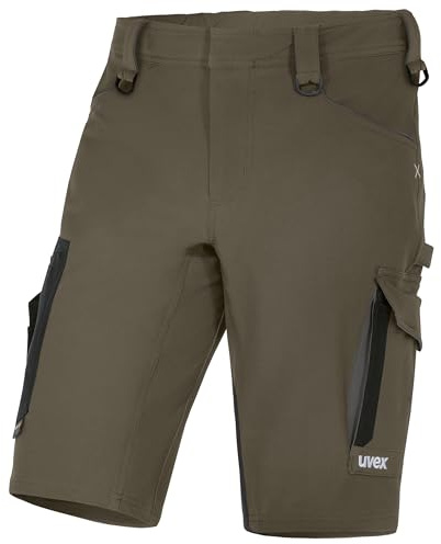Uvex suXXeed Craft Bermuda - Kurze Arbeitshose - Herren Arbeitsshorts mit Stretch