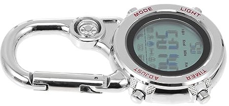 TINEASUR Unisex Taschenuhr mit Karabinerhaken Leuchtende Outdoor Uhr Multifunktionale Kletteruhr für Camping und und Ablesbar für Outdoor Sportaktivitäten