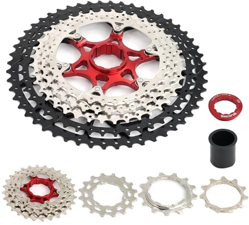 CYSKY 12 Fach Fahrrad Kassette 11-50T, 11-52T Kassette Kompatibel mit Shimano Sram Sunrace, Passend für Mountainbike, Rennrad, MTB (12 Fach 11-52t)