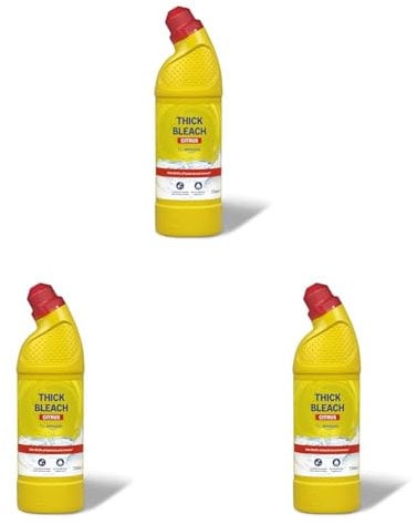 by Amazon Thick Bleach, Citrus, 750 ml (Pack of 3)
