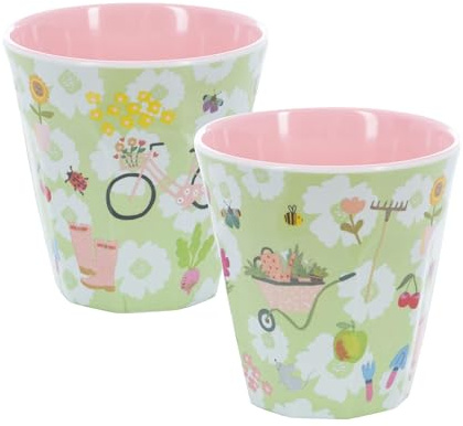 Overbeck and Friends - Melamin Becher/Trinkbecher - Oh Happy Day - Garten
