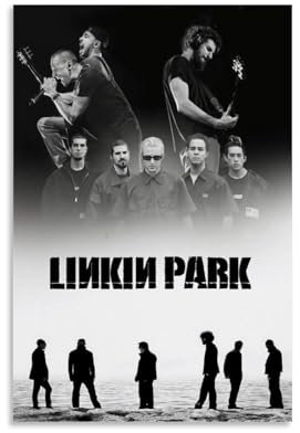 Sumooa Linkin Poster Park Music Rock Band Vintage Poster Für Zimmer, Ästhetische Leinwand-Wandkunst, Schlafzimmer-Dekor Poster 16x24inch(40x60cm)