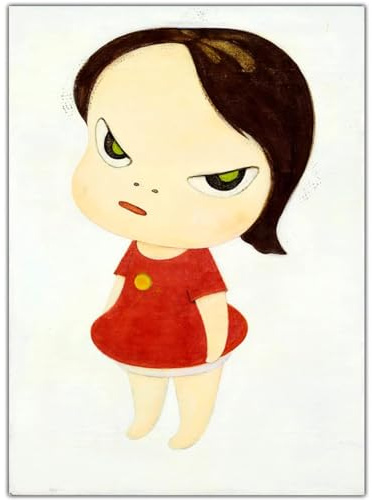 WDHBI HEKA Berühmtes Yoshitomo Nara-Poster Strange The Kid, Wandkunst, Yoshitomo Nara, Leinwandbild, Yoshitomo Nara, Drucke für Dekobild, 15 x 20 x 1, ohne Rahmen
