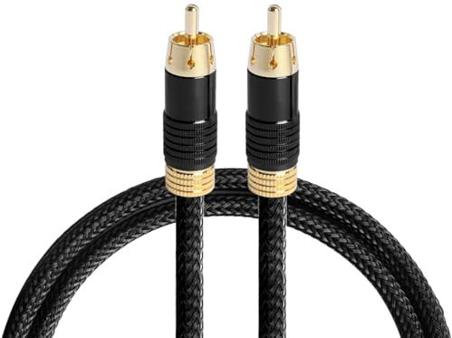 Limtula Digital Coaxial Cable Male To Male SPDIF Digital Stereo Cable Video Cord For Home Theater