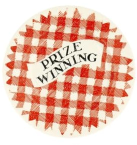 Emma Bridgewater Red Gingham Prize Winning Small Side Plate, 6.5 Inch