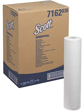Scott Essential Ärzterollen (59 B) 7162 – 6 Rollen mit je 198 weißen, 1-lagigen Liegenabdeckungen