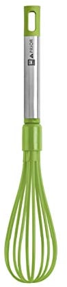 BRA Prior Batidora de Cocina Apta para el Contacto con los Alimentos, Acero Inoxidable 18/10 y Silicona, Verde, 31 cm