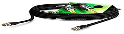 SOMMER CABLE - Koaxiales Videokabel mit BNC 75 Ω - HD/3G/6G-SDI / 4K-UHD SC-Vector 0.8/3.7 - BNC/BNC NBNC75BLP9X Neutrik - Schwarz (50m) - Made in Germany by