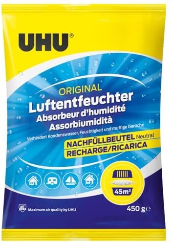 UHU Luftentfeuchter Nachfüllbeutel, 450 g, Menge: 1 (Neu)